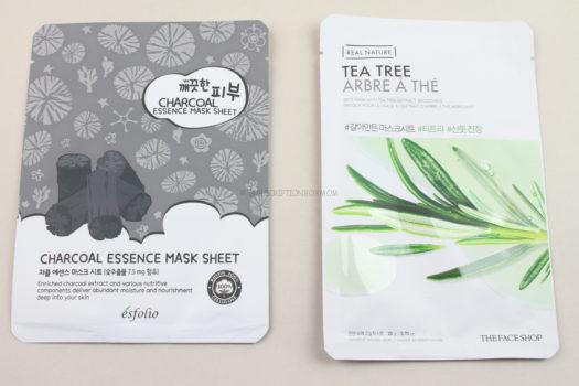 Esfolio & Real The Face Shop Masks
