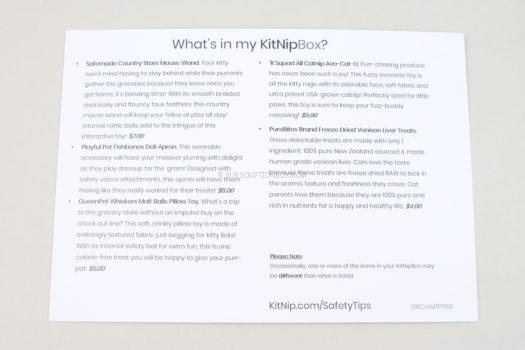 KitNipBox January 2021 Cat Box Review
