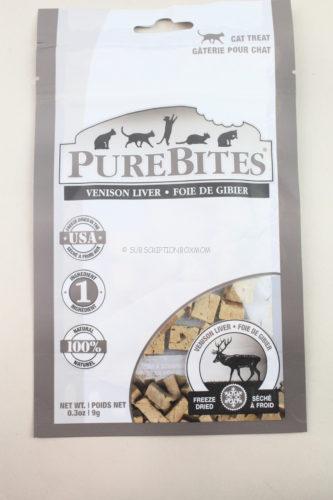 PureBites Brand Freeze Dried Venison Liver Treats 