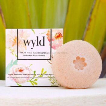 WYLD French Pink Clay Konjac Sponge