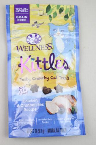 Wellness Kittles Grain-Free Chicken and Cranberries Recipe Crunchy Cat Treats