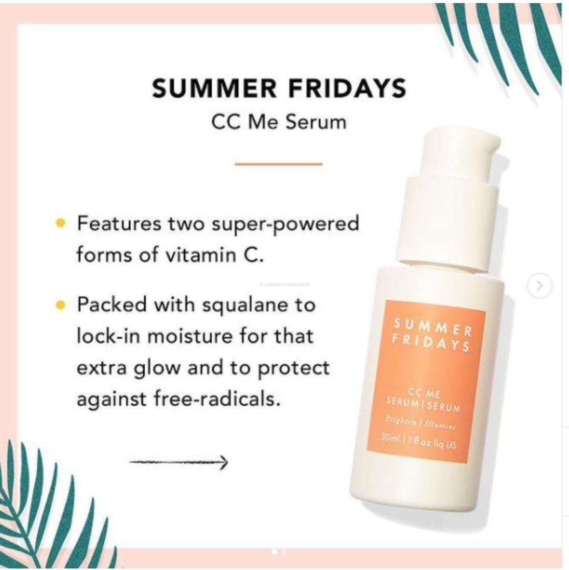 Summer Fridays CC Me Serum