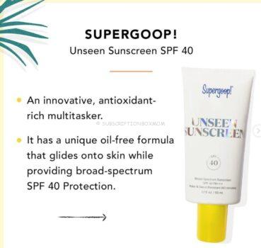 Supergoop Unseen Sunscreen SPF40 