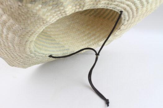 Palm Leaf Wide Brim Wavy Hat 