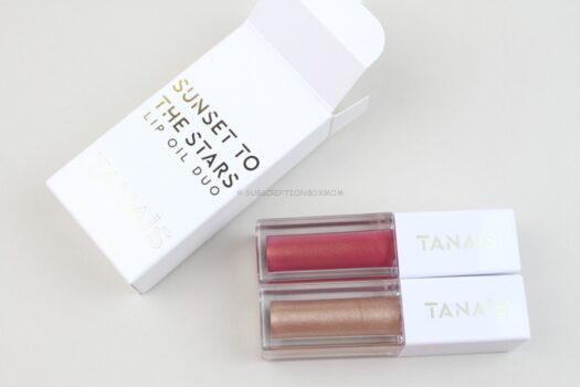 TANAÏS Sunset to Stars Lip Oil Duo in Mahina Moon & Plumeria Petals