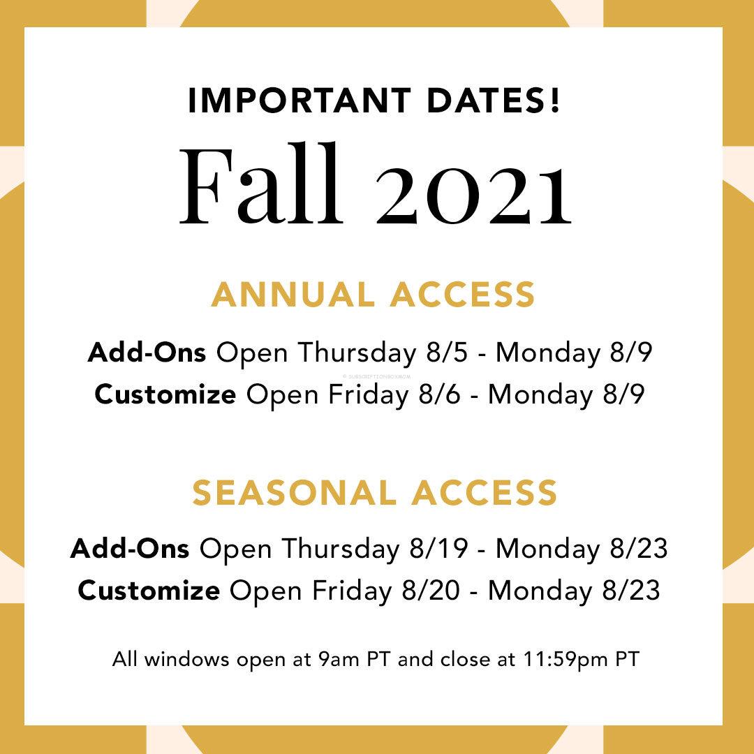 FabFitFun Fall 2021 All Customization Spoilers #2