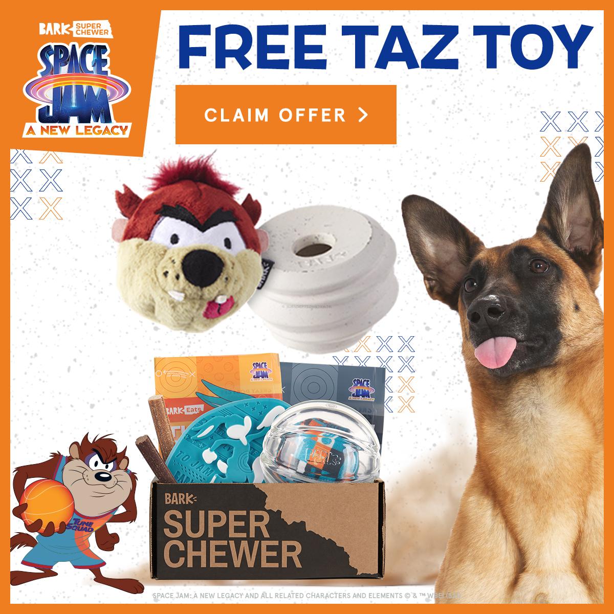 Super Chewer July 2021 Limited Edition Space Jam Box Coupon