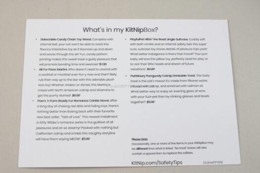 KitNipBox July 2021 Cat Box Review