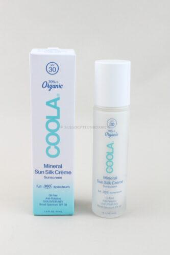 Coola Mineral Sun Silk Creme Organic Face Sunscreen
