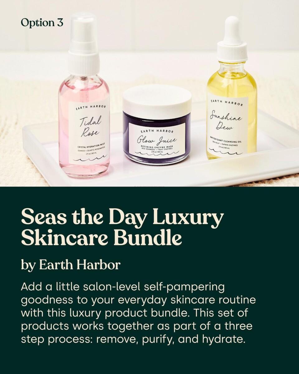 Earth Harbor Seas the Day Luxury Skincare Bundle