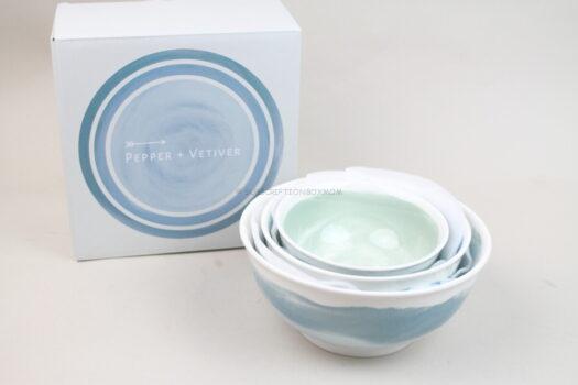 PEPPER + VETIVER Set of 3 Nesting Bowls