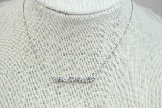 Sophie Harper "Mama" Pave Necklace