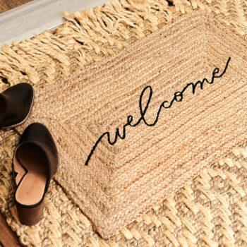 ompany Jute Welcome Mat 