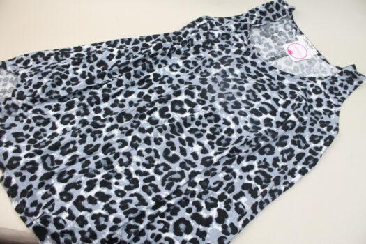 Ciselle Grey Leopard Top