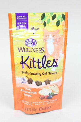Wellness Kittles Grain-Free Turkey and Cranberries Recipe Crunchy Cat Treats