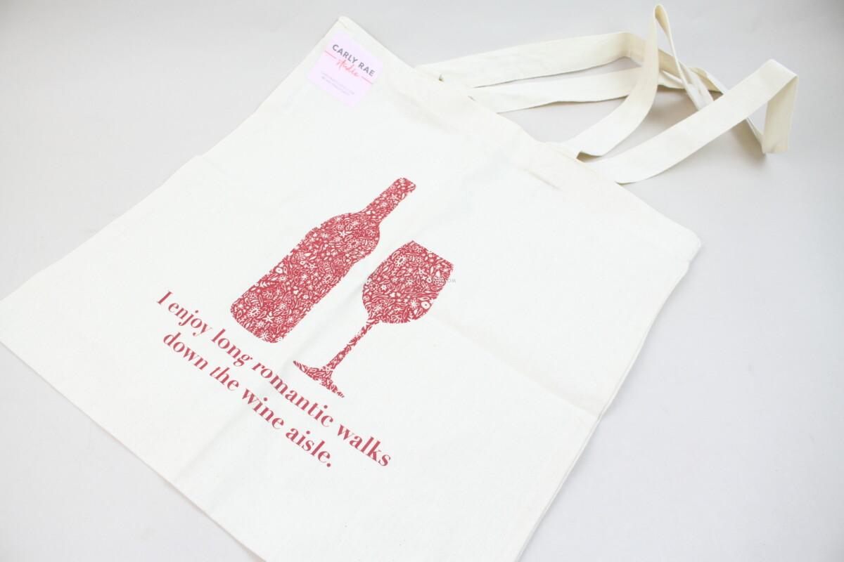 Carly Rae Studio Wine Lover Tote Bag $18.00