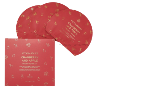 Vitamasques Cranberry & Apple Sheet Mask Set ($24 Value)