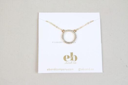 EB and co. Open Circle Necklace $50
