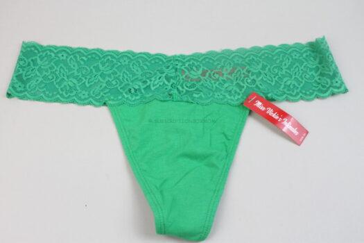 Green Lace Thong