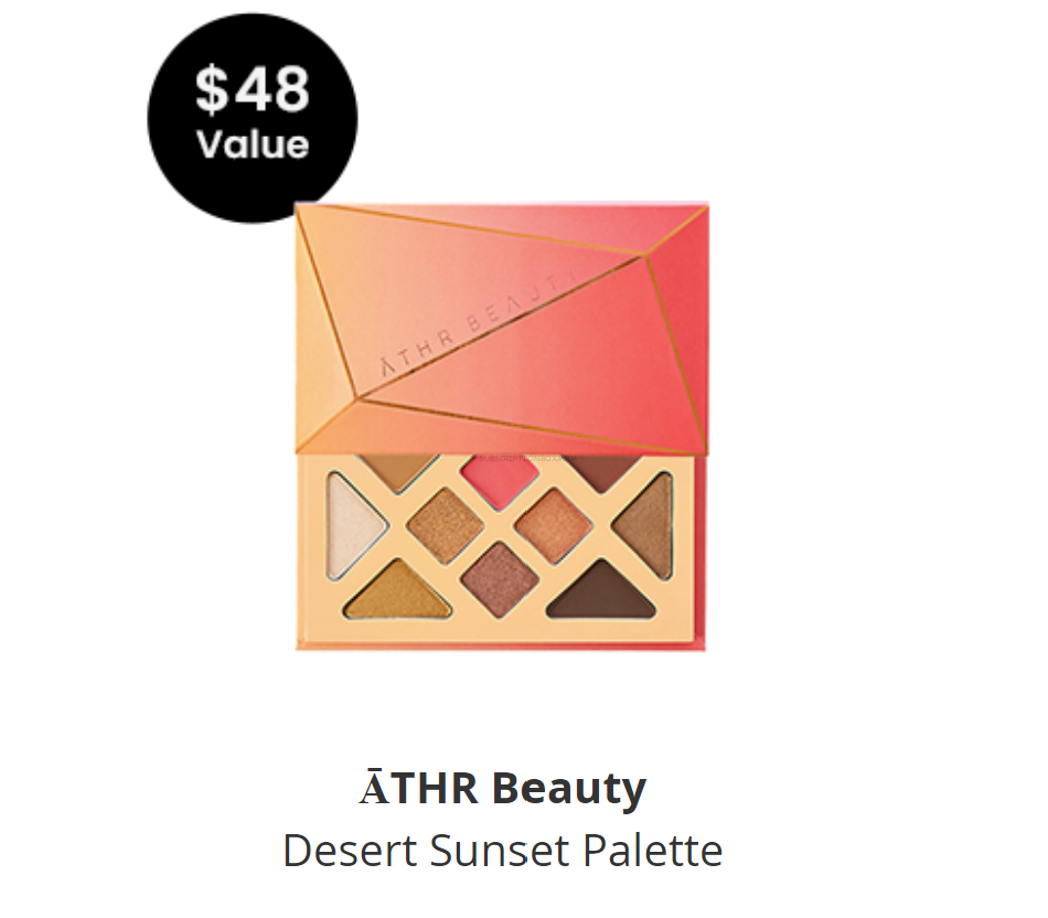 ATHR Beauty Desert Sunset Palette