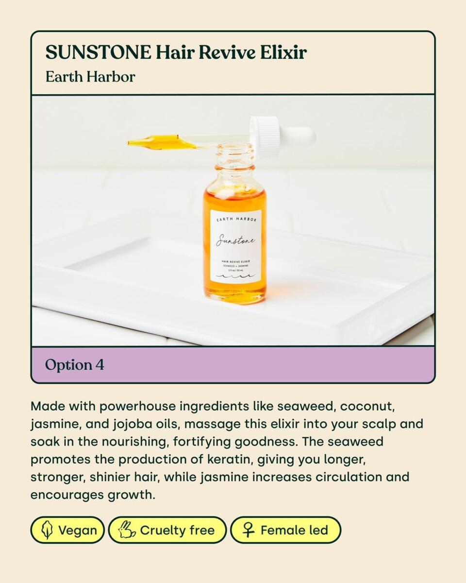 Earth Harbor SUNSTONE Hair Revive Elixir