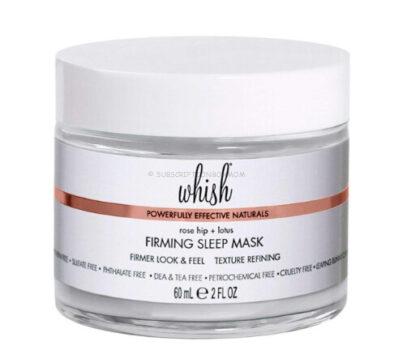 Whish Beauty Whish Rose Hip and Lotus Firming Sleep Mask - $58 Value
