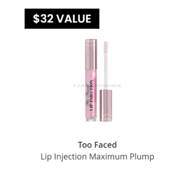 Too Faced Lip Injection Maximum Plum