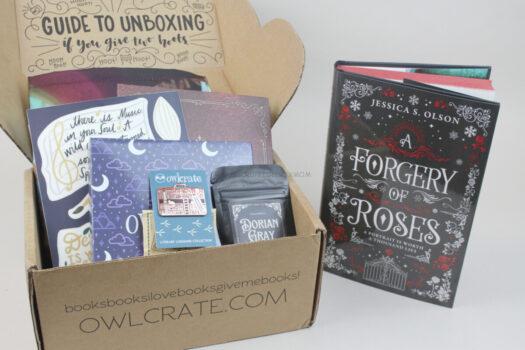 OwlCrate March 2022 "Artistic Obsession" Review