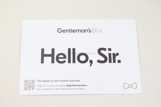 Gentleman's Box May 2022 Review