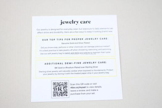 June 2022 RocksBox Jewelry Review