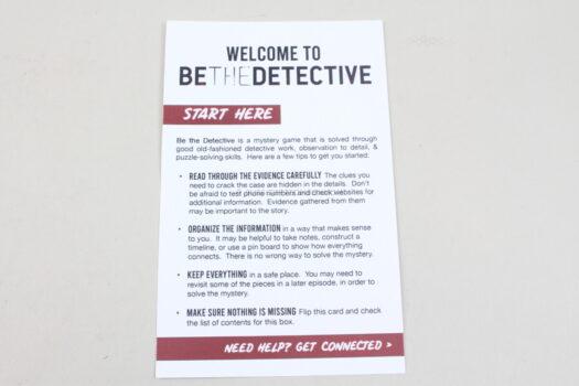 Be The Detective July 2022 Review