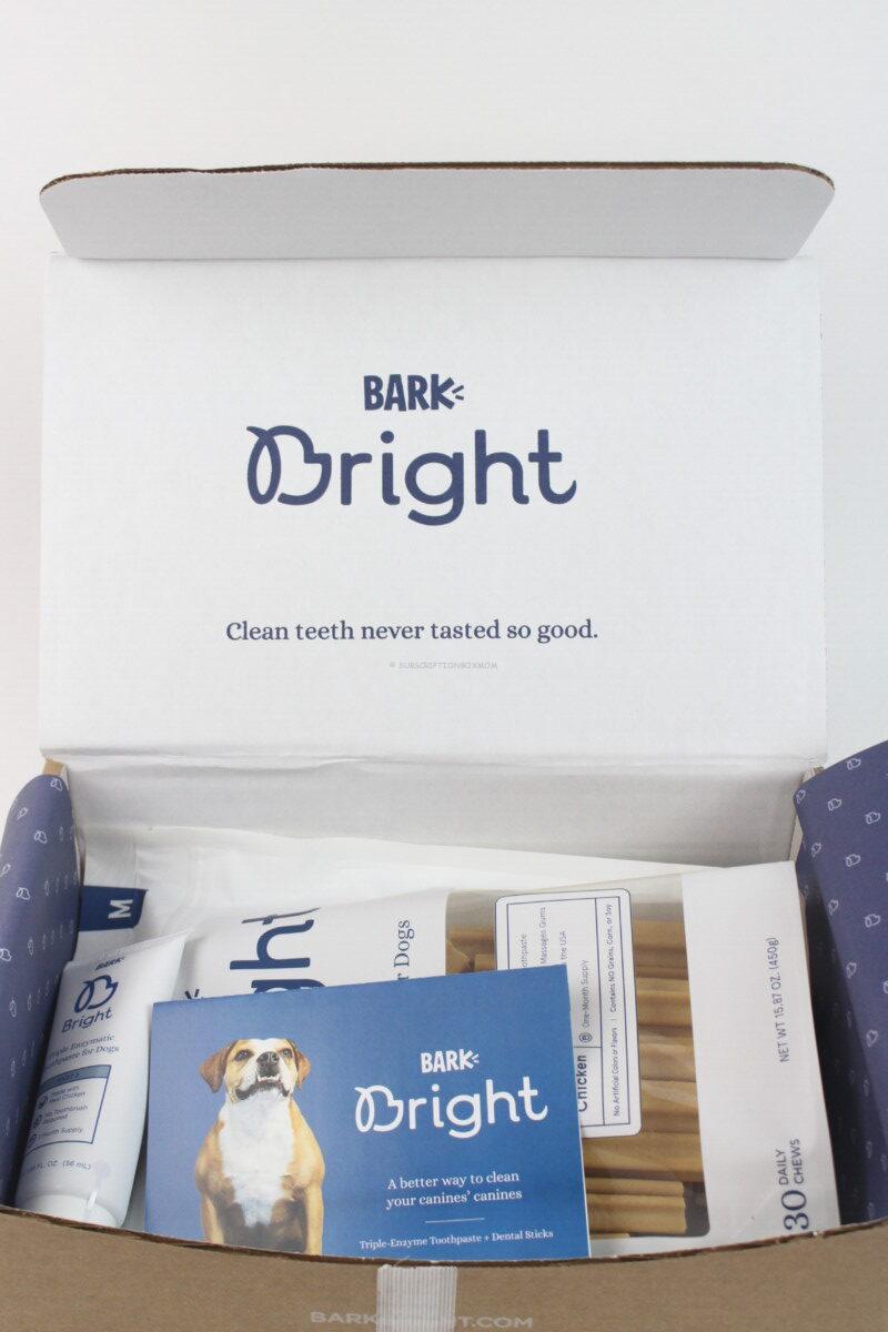 Bark Bright Dog Dental Subscription Box August 2022 Review