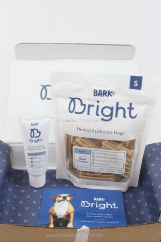 Bark Bright Dog Dental Subscription Box August 2022 Review