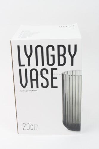 Lyngby Glass Vase in Smoke
