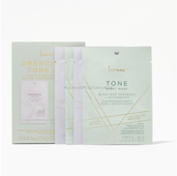 Karuna Tone and Drench Sheet Mask 4 Pack - $20 Value