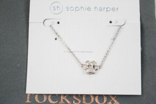 Sophie Harper Pave Paw Necklace 