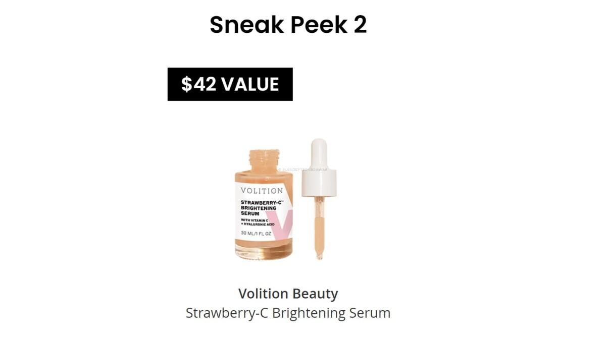 Volition Beauty
Strawberry-C Brightening Serum