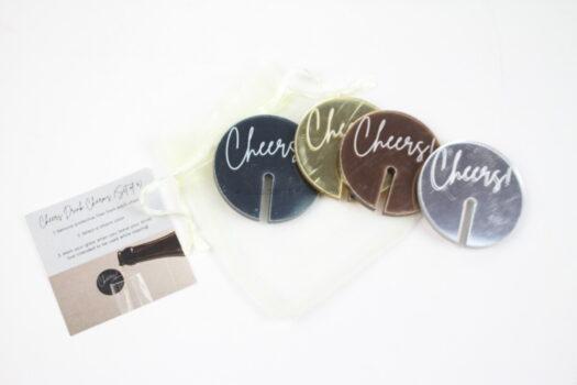 "Cheers" Drink Charms - $10.00