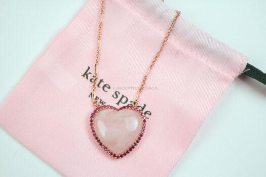 Kate Spade Heart of Hearts Pendant in Ruby & Gold Member 