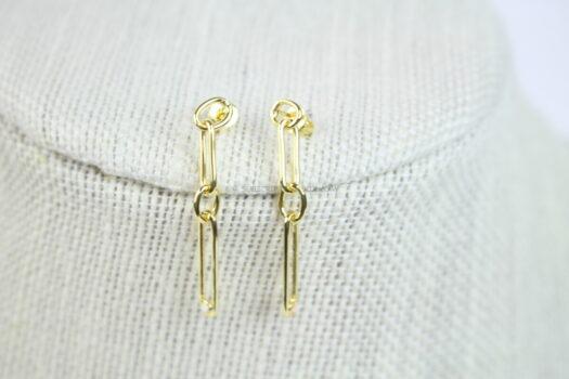 Unlock Your Sparkle Paperclip Earrings