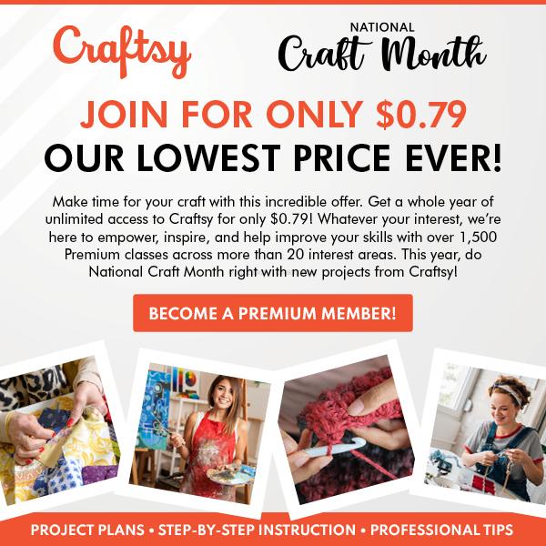 Craftsy .79 Cent Deal