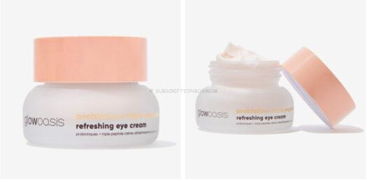 Glowoasis probiotics + triple peptide refreshing eye cream - $48 Value