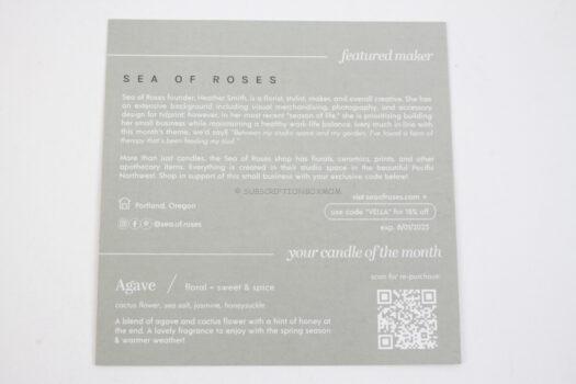 Vellabox April 2023 Candle Review