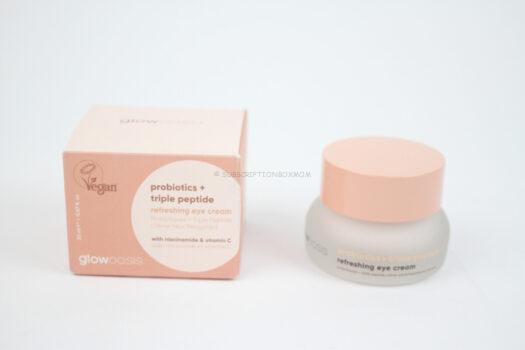 Glowoasis probiotics + triple peptide refreshing eye cream