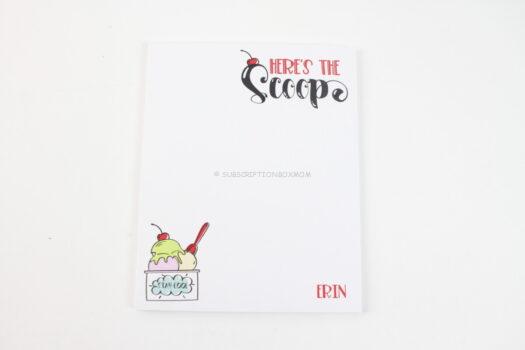 Here's The Scoop Notepad