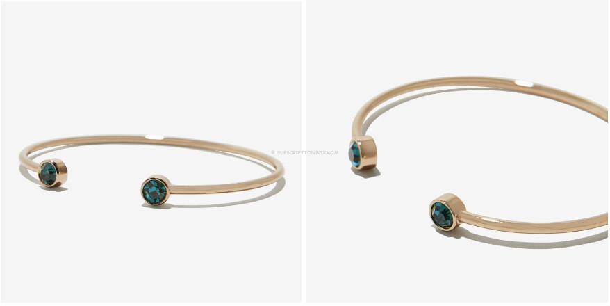 Alex and Ani Emerald Flex Cuff Bracelet - $45 Value