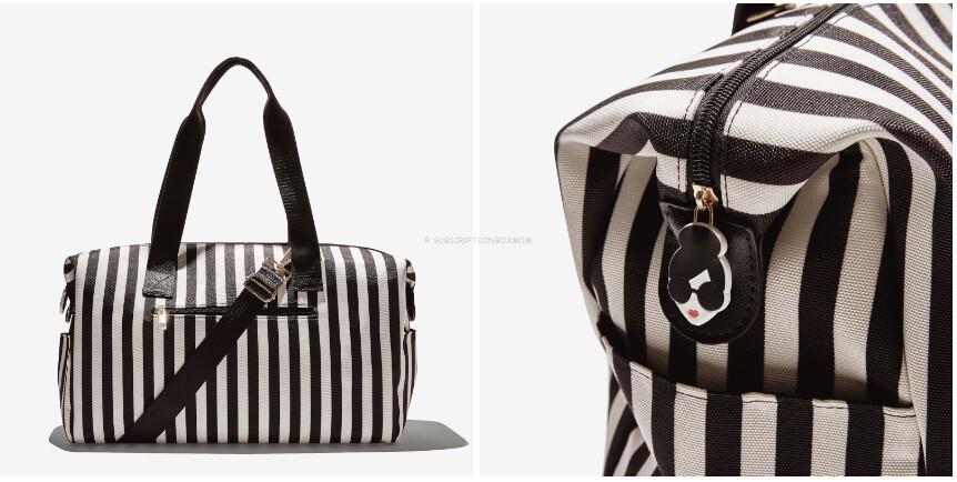 Alice + Olivia Duffle Bag (Regal Romance + Positano Stripe) - $90 Value
