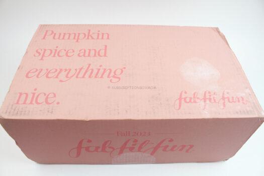 Fall 2023 FabFitFun Review