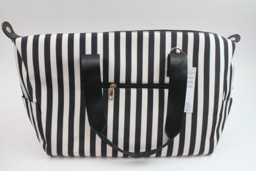 Alice + Olivia Duffle Bag In Positano Stripe