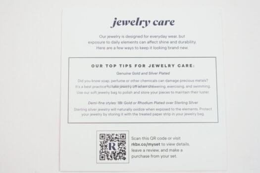 RocksBox August 2023 Jewelry Review